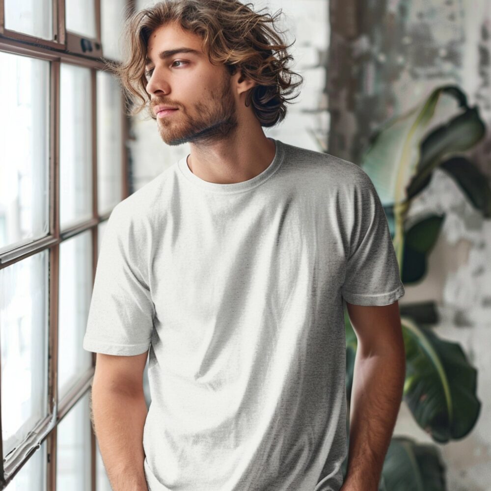 T-shirt Homme Pink Floyd avec un design de Pink Floyd Dark Side Of The Moon blanc