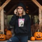 Sweat-shirt à capuche Femme Blondie avec un design de Blondie Aka pink