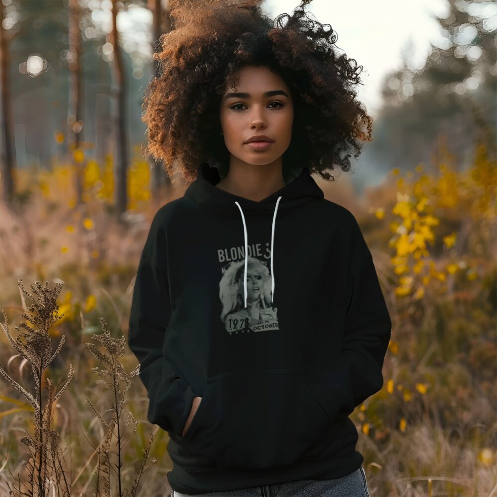 Sweat-shirt à capuche Femme Blondie avec un design de Blondie 1978