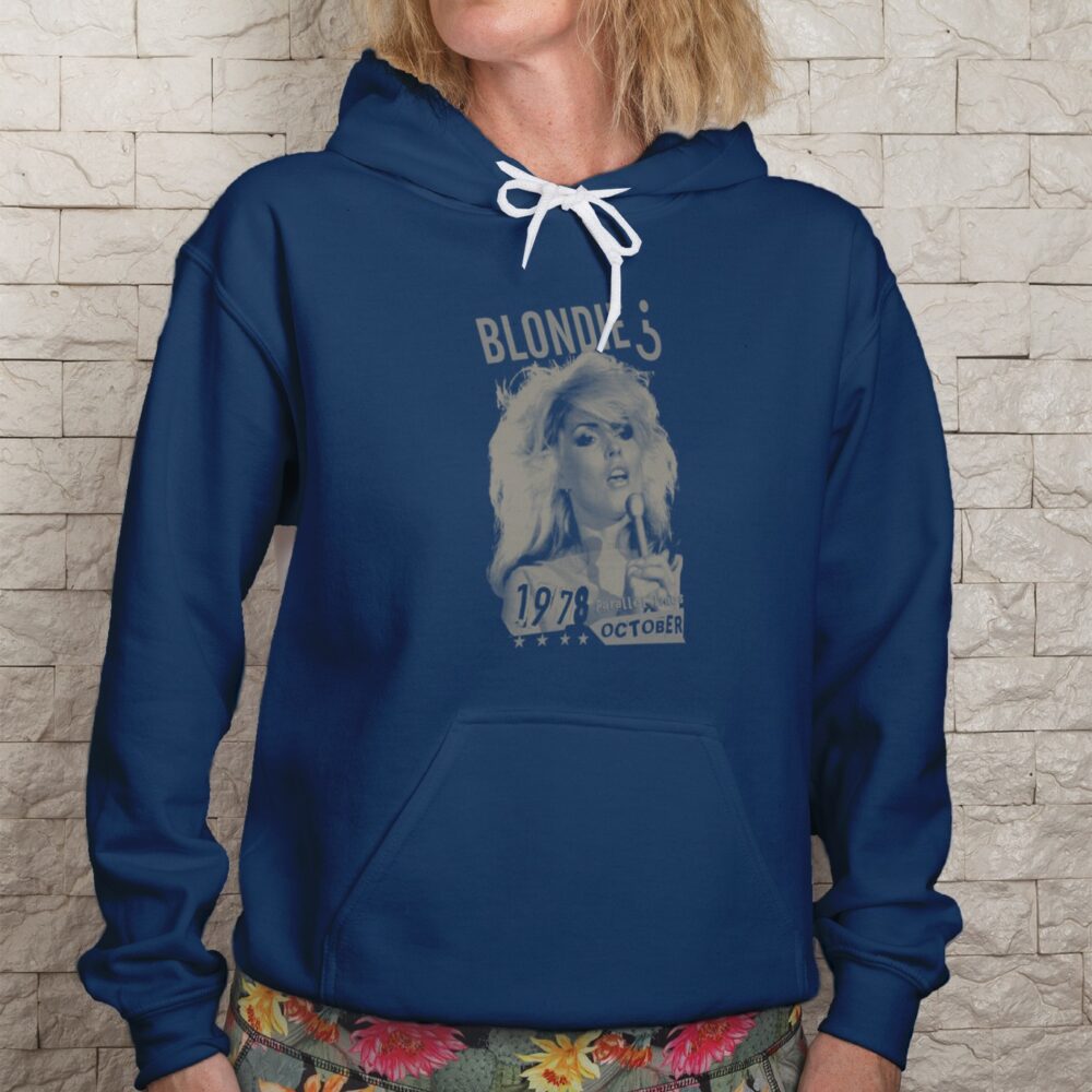Sweat-shirt à capuche Femme Blondie avec un design de Blondie 1978