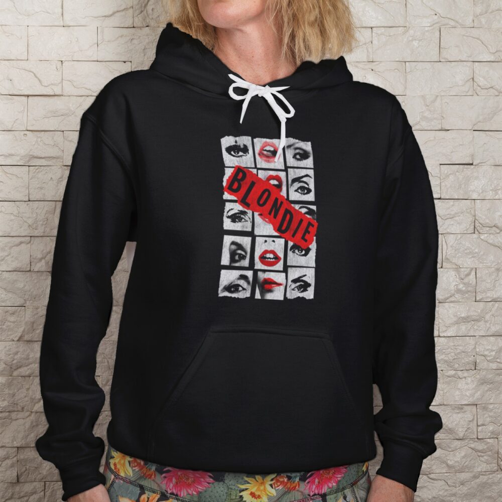 Sweat-shirt à capuche Femme Blondie avec un design de Blondie blanc