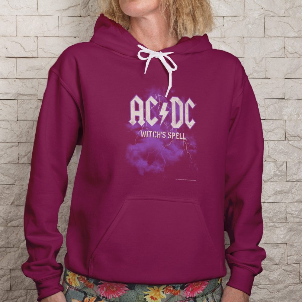Sweat-shirt à capuche Femme ACDC avec un design de ACDC Witch's Spell
