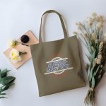 Tote bag coton bio ACDC avec un design de ACDC High Voltage