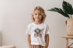 T-shirt Enfant ACDC avec un design de ACDC Guitare noir