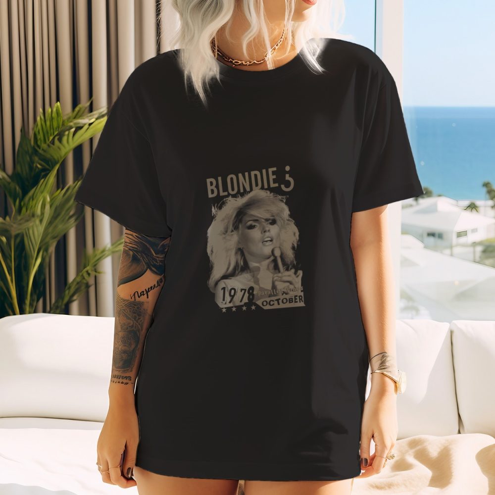 T-shirt oversize coton bio Femme Blondie avec un design de Blondie 1978