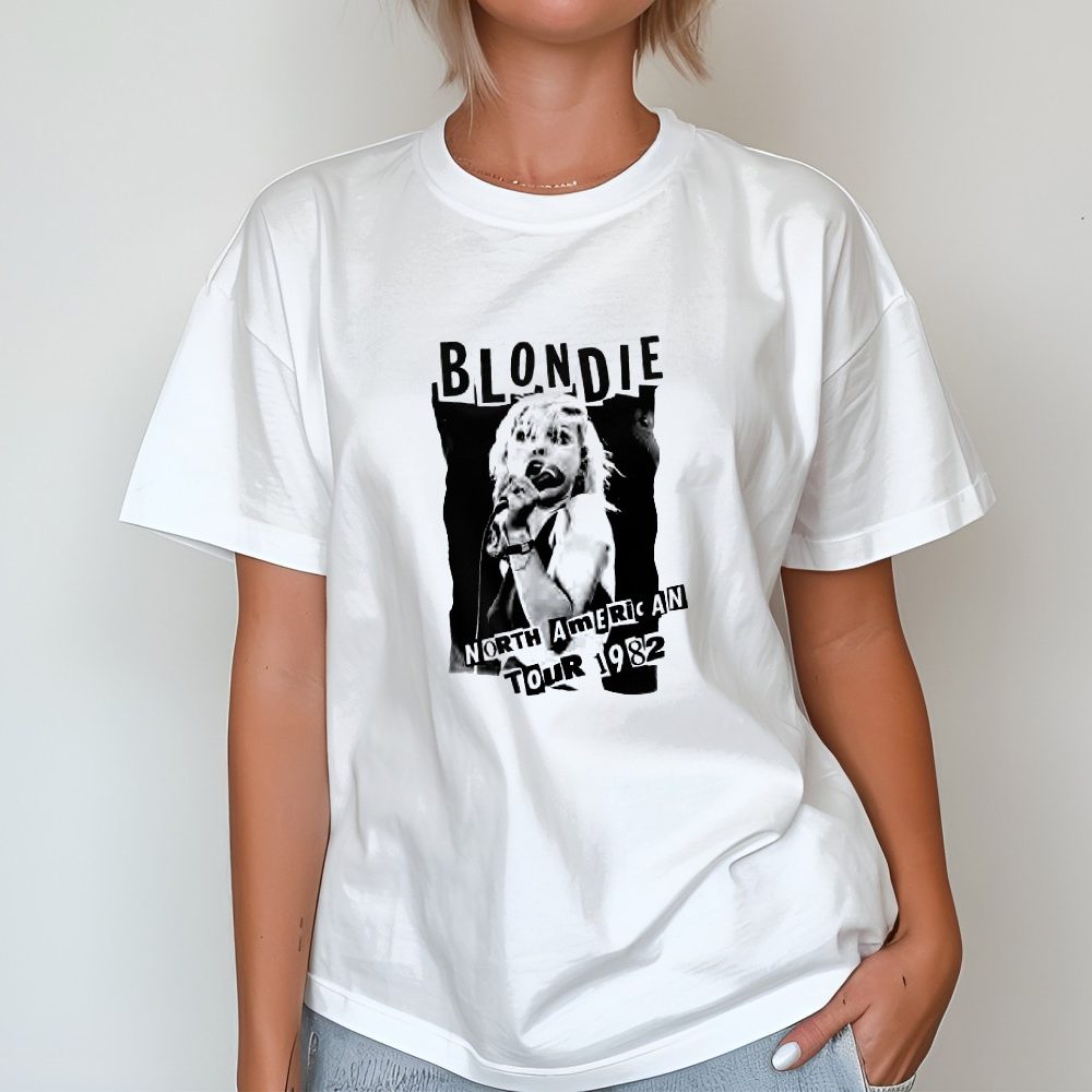 T-shirt oversize coton bio Femme Blondie avec un design de Blondie 1982