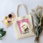 Tote bag coton bio Blondie avec un design de Blondie Aka pink