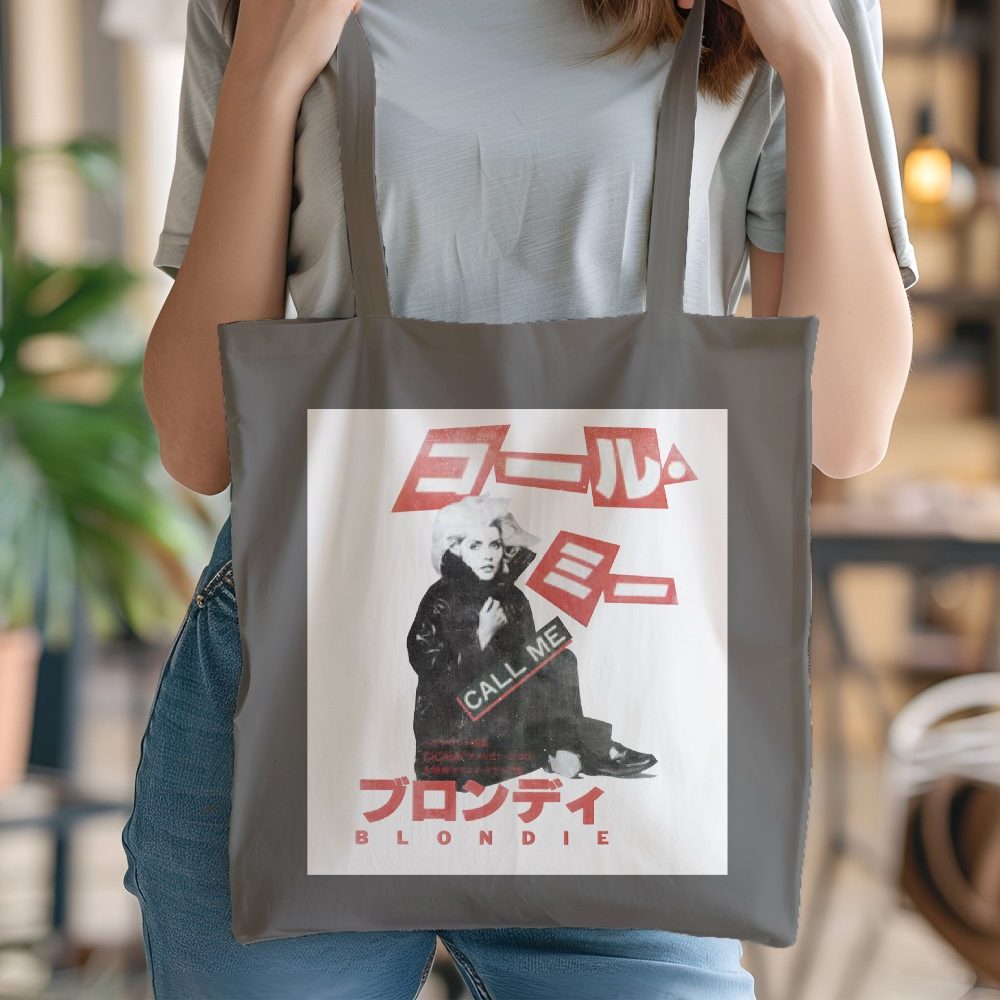 Tote bag coton bio Blondie avec un design de Blondie Call Me Asian