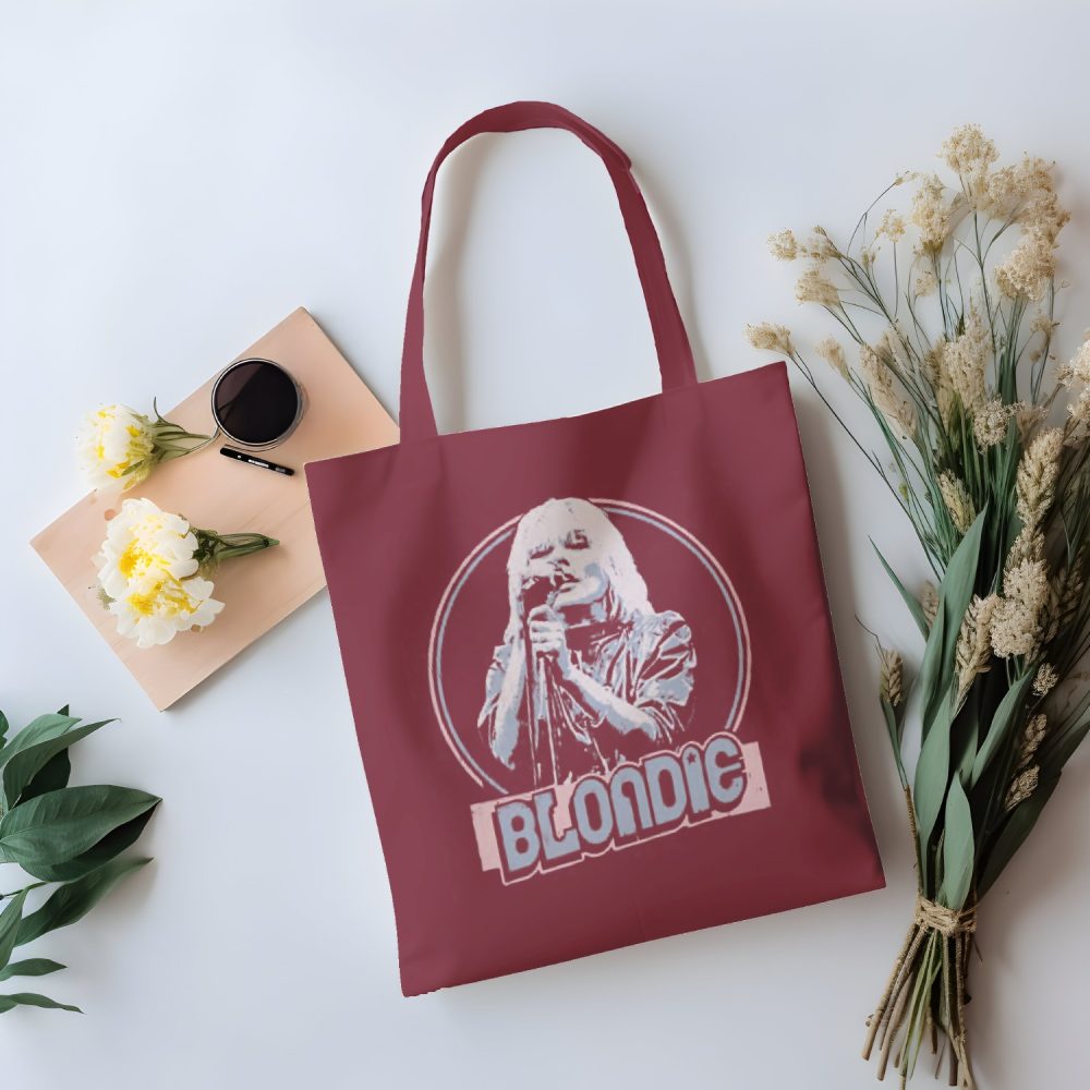 Tote bag coton bio Blondie avec un design de Blondie Micro