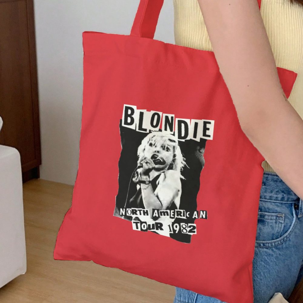 Tote bag coton bio Blondie avec un design de Blondie 1982