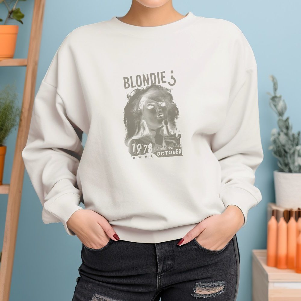 Sweat oversize coton bio Femme Blondie avec un design de Blondie 1978