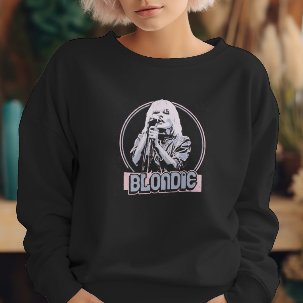 Sweat oversize coton bio Femme Blondie avec un design de Blondie Micro