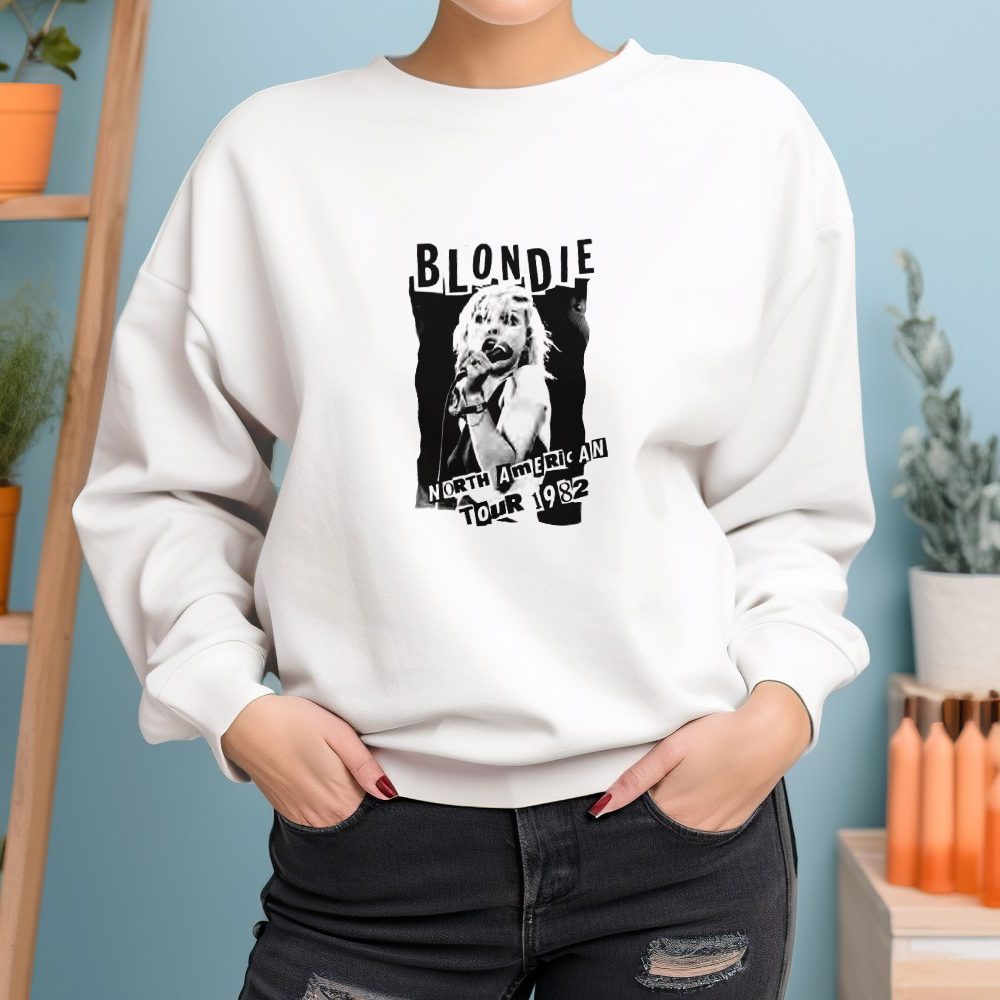 Sweat oversize coton bio Femme Blondie avec un design de Blondie 1982