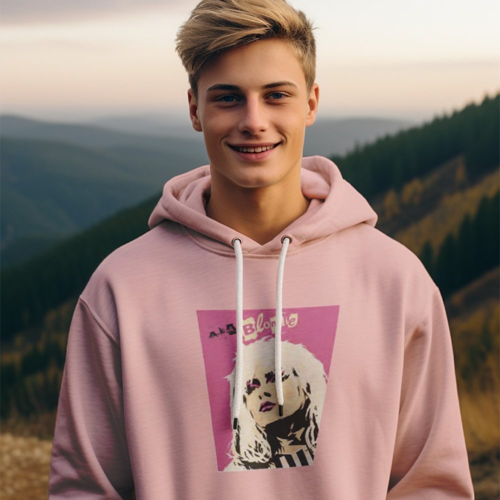 Pull à capuche Enfant Blondie avec un design de Blondie Aka pink