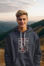 Pull à capuche Enfant Blondie avec un design de Blondie noir