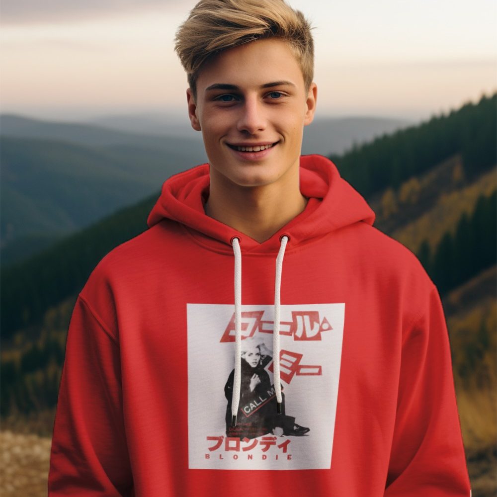 Pull à capuche Enfant Blondie avec un design de Blondie Call Me Asian