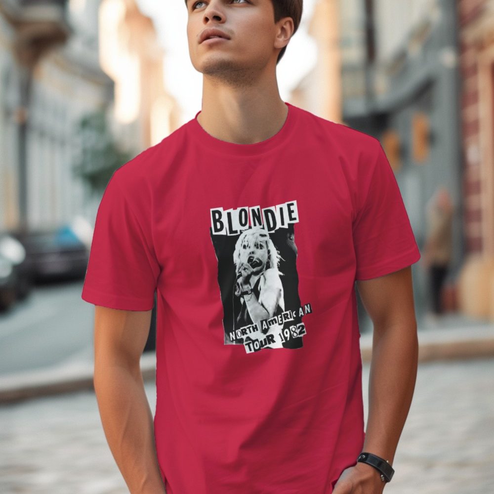 T-shirt Homme Blondie avec un design de Blondie 1982