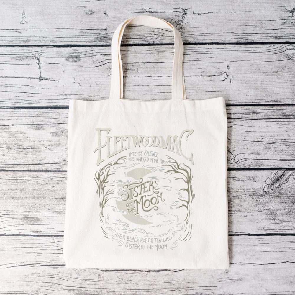 Tote bag coton bio Fleetwood Mac avec un design de Fleetwood Mac Sisters Of The Moon