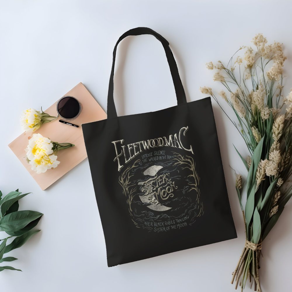 Tote bag coton bio Fleetwood Mac avec un design de Fleetwood Mac Sisters Of The Moon