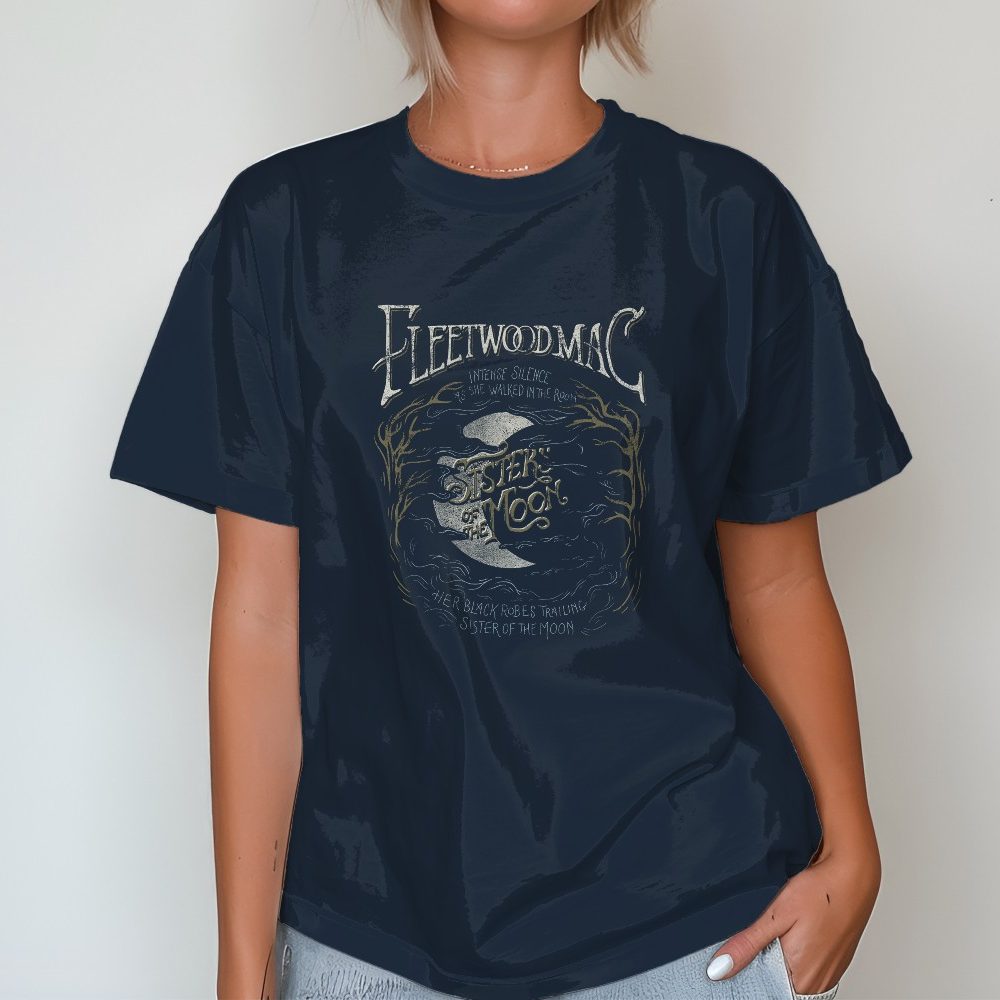T-shirt oversize coton bio Femme Fleetwood Mac avec un design de Fleetwood Mac Sisters Of The Moon