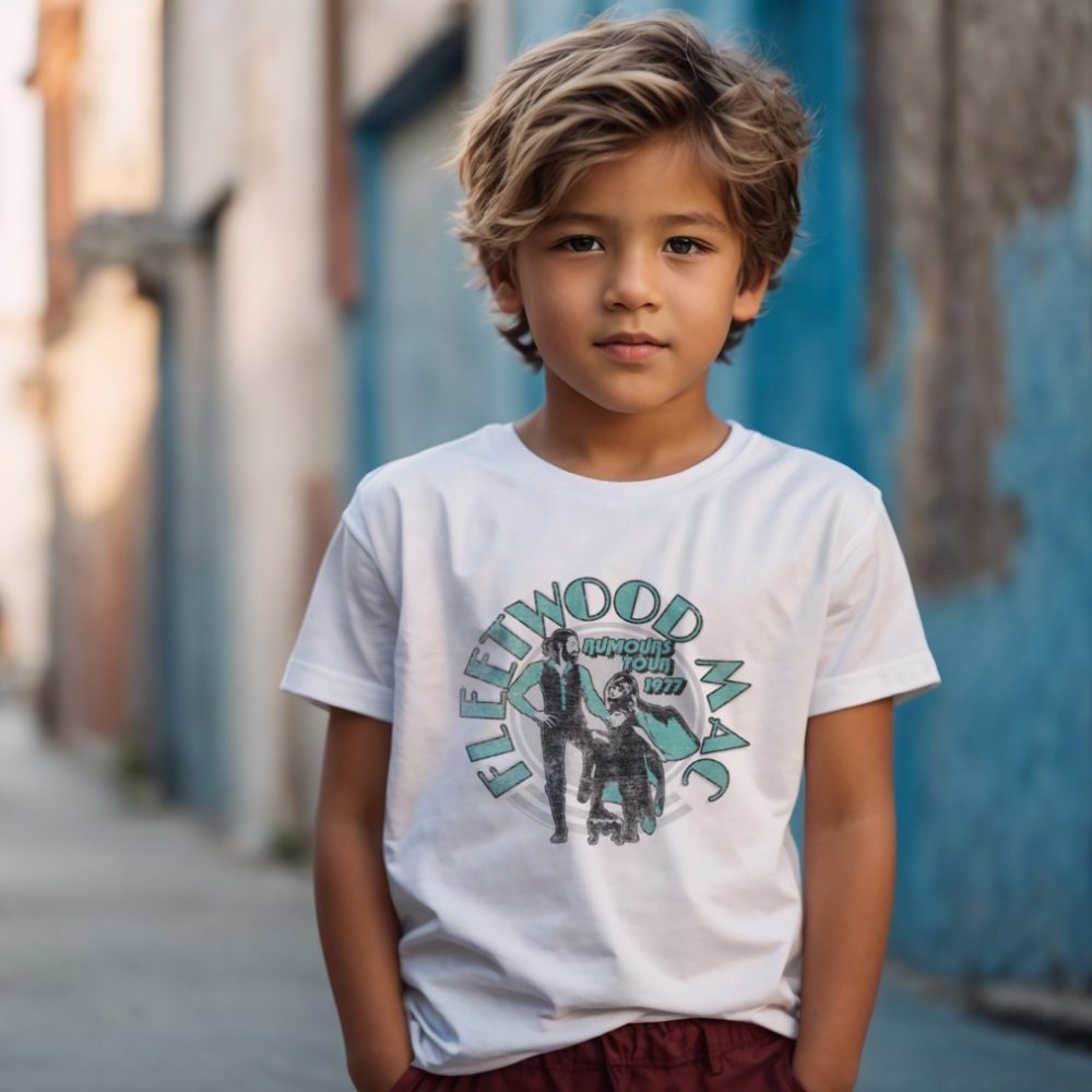 T-shirt Enfant Fleetwood Mac avec un design de Fleetwood Mac Rumours 1977