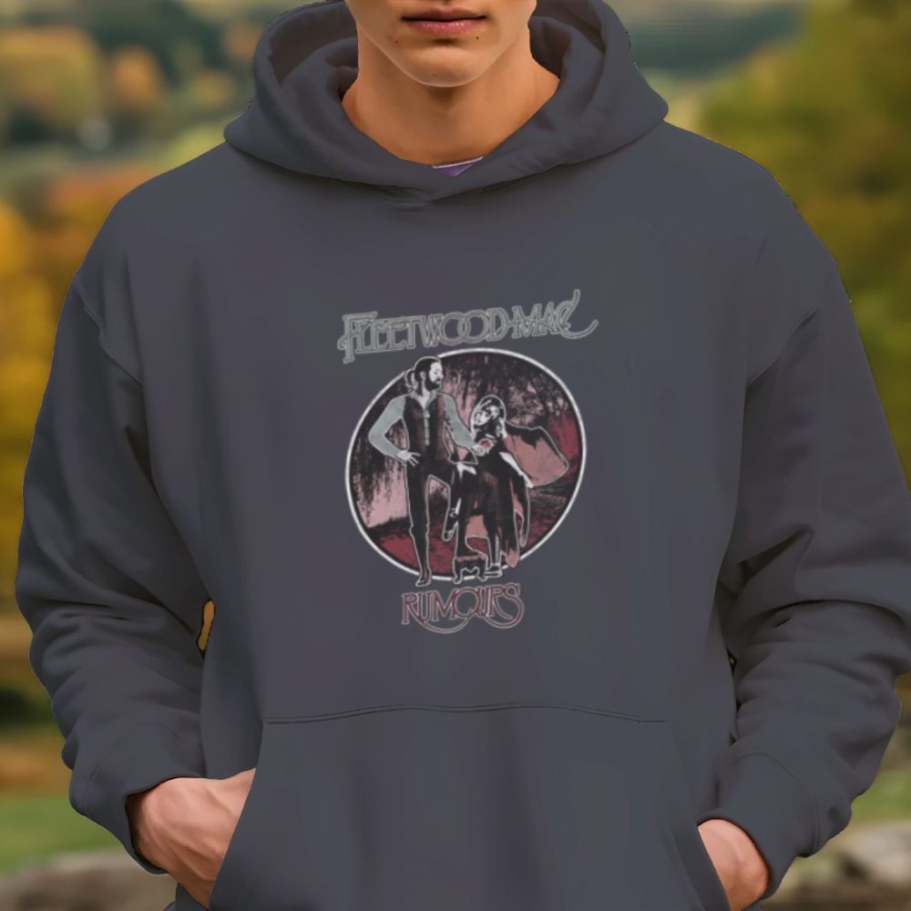 Sweat-shirt à capuche Homme Fleetwood Mac avec un design de Fleetwood Mac Rumours noir