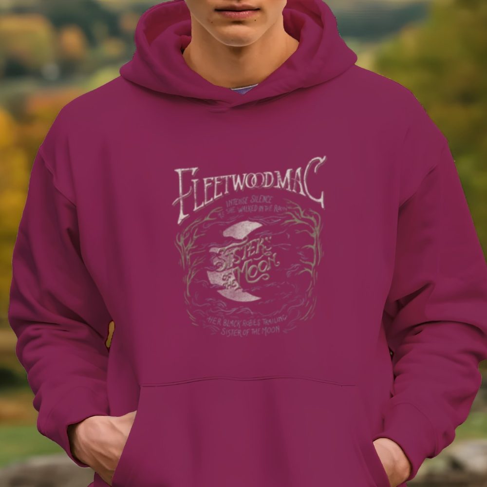 Sweat-shirt à capuche Homme Fleetwood Mac avec un design de Fleetwood Mac Sisters Of The Moon