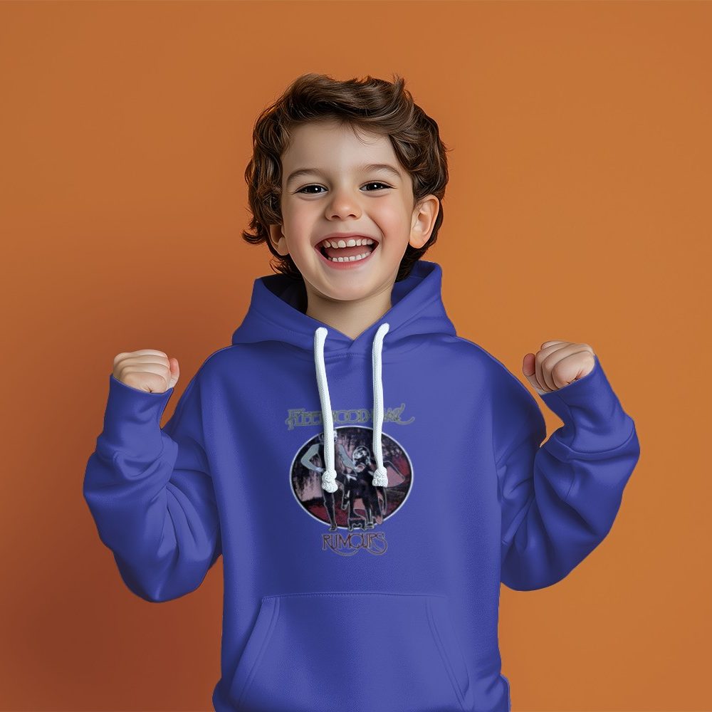 Pull à capuche Enfant Fleetwood Mac avec un design de Fleetwood Mac Rumours noir