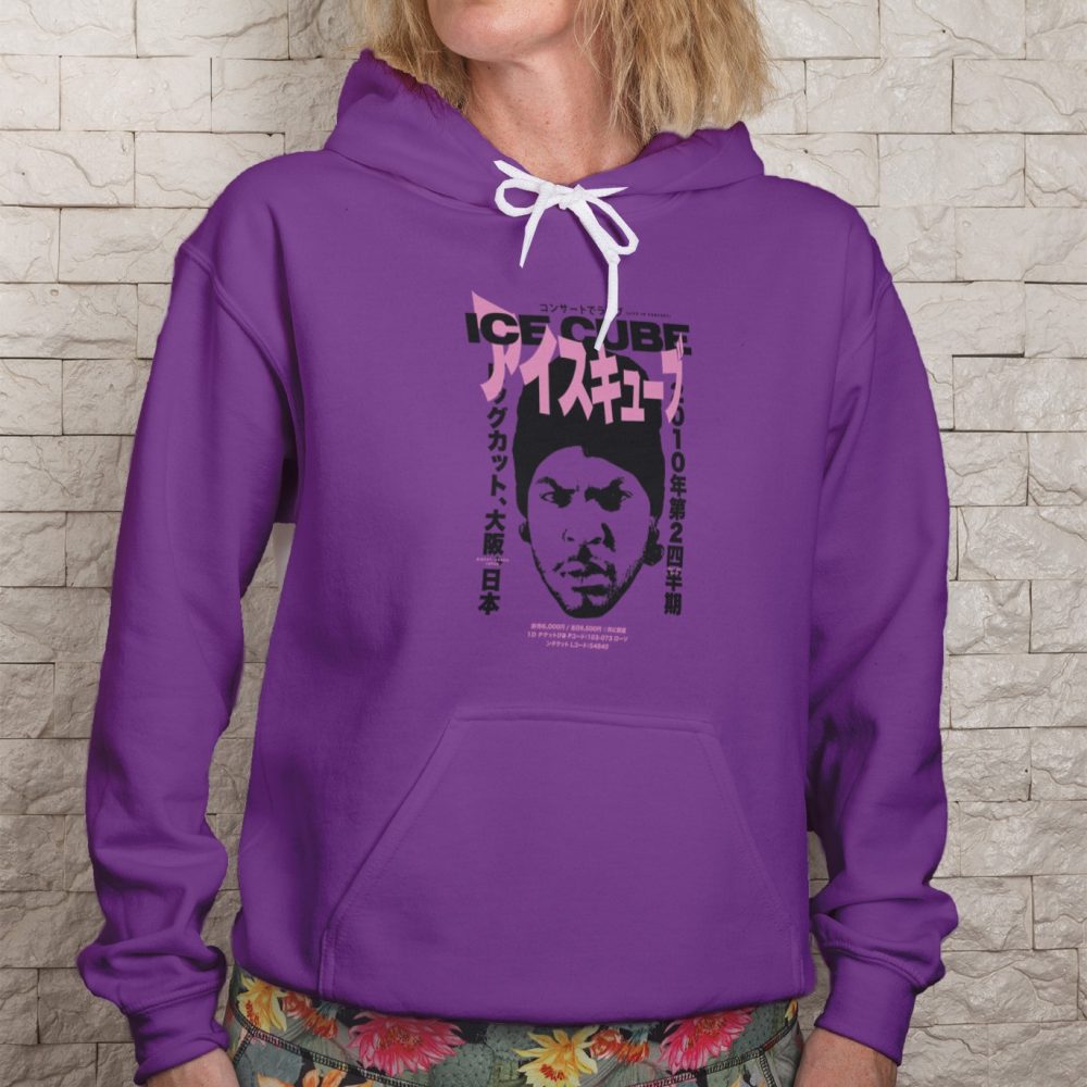 Sweat-shirt à capuche Femme avec un design de Ice Cube Live Japan