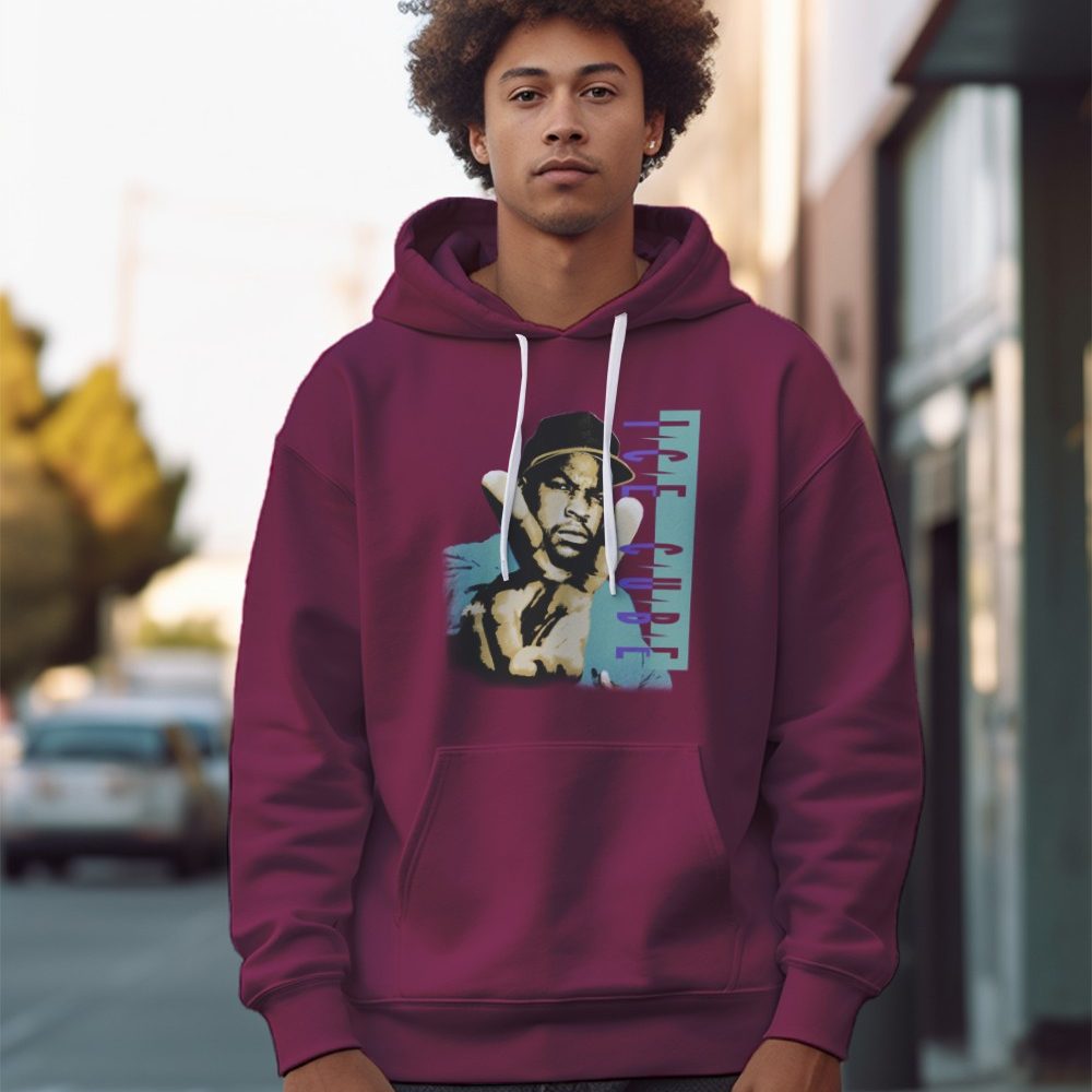 Sweat-shirt à capuche Homme Ice Cube avec un design de Ice Cube Peace color