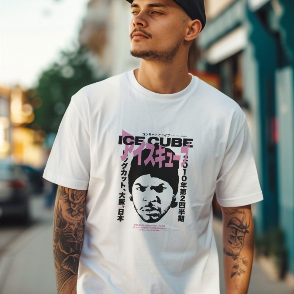 T-shirt Homme Ice Cube avec un design de Ice Cube Live Japan