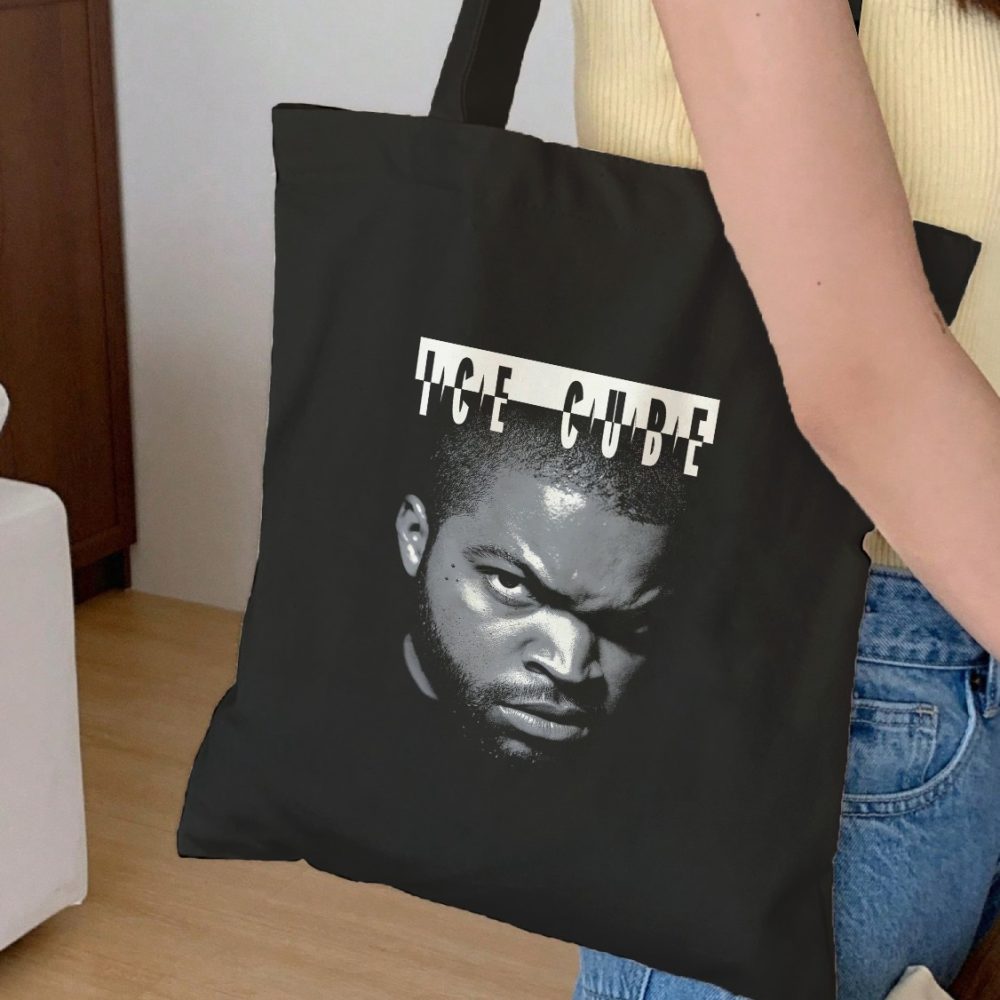 Tote bag coton bio Ice Cube avec un design de Ice Cube BlueFace