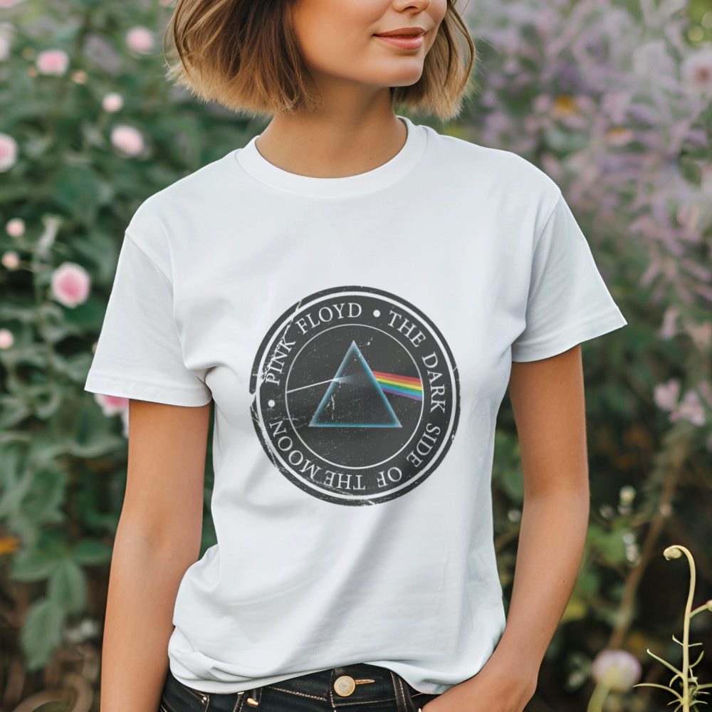 T-shirt Femme Pink Floyd avec un design de Pink Floyd Triangle couleurs