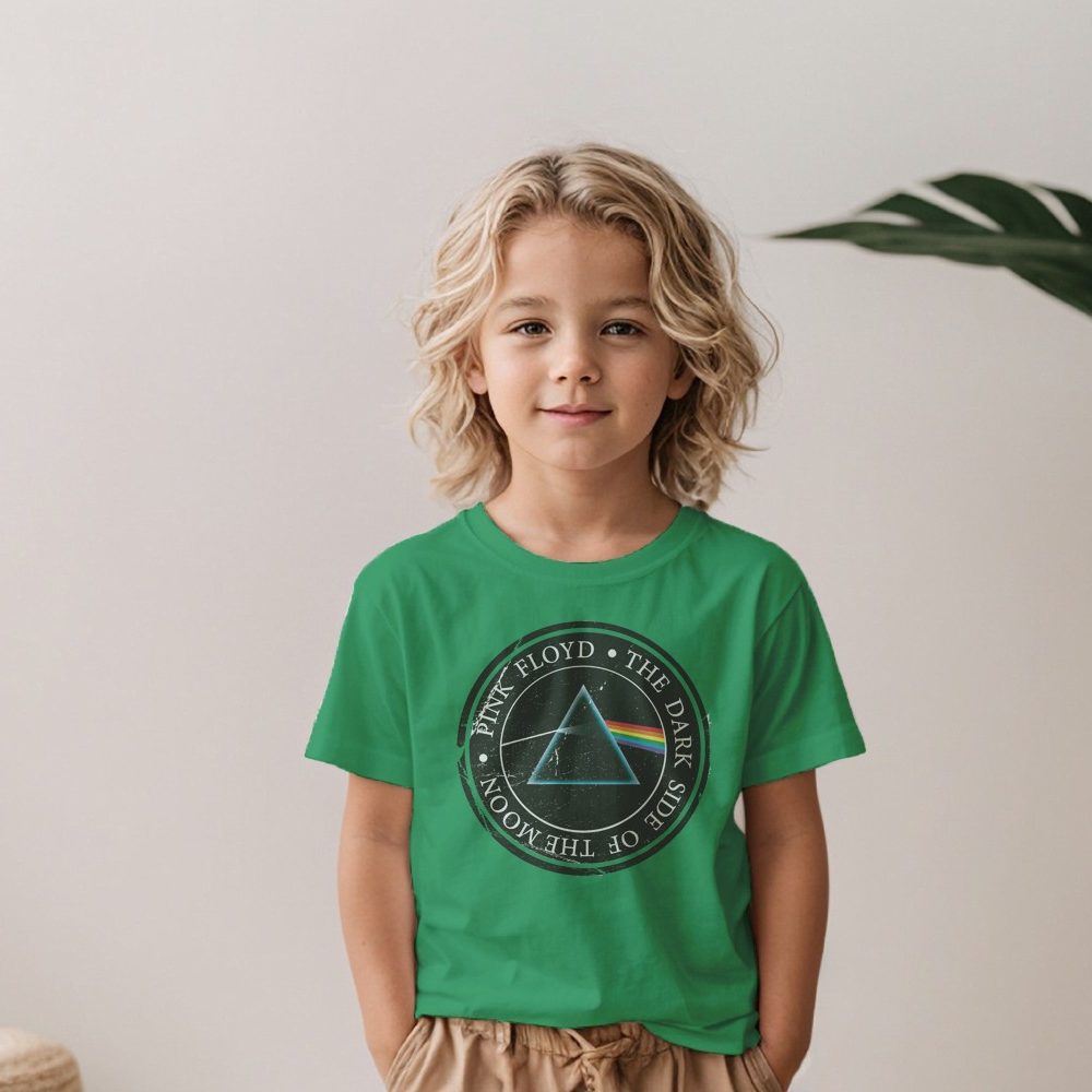 T-shirt Enfant Pink Floyd avec un design de Pink Floyd Triangle couleurs