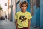 T-shirt Enfant Pink Floyd avec un design de Pink Floyd Triangle noir