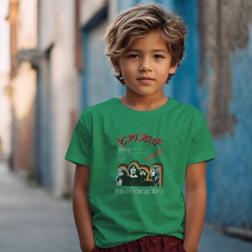 T-shirt Enfant Pink Floyd avec un design de Pink Floyd Japon blanc