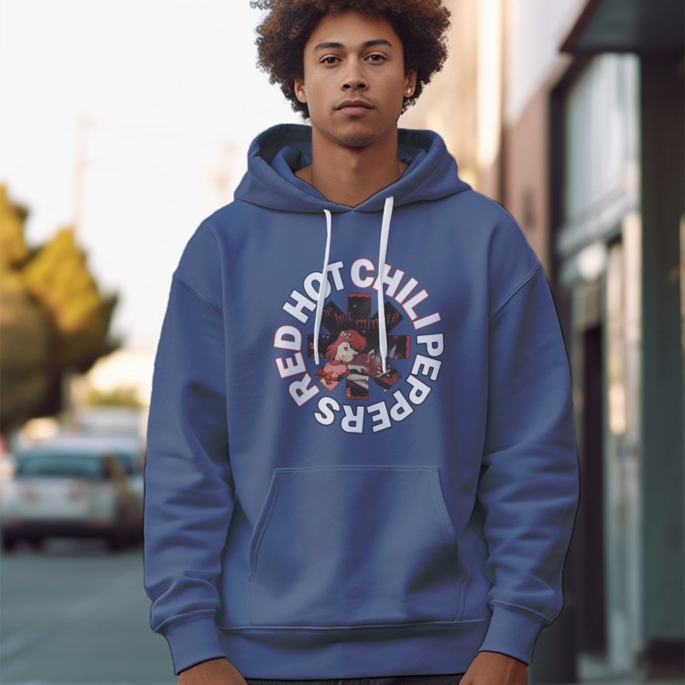 Sweat-shirt à capuche Homme Red Hot Chili Peppers avec un design de RHCP One Hot Minute