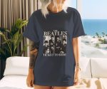 T-shirt oversize coton bio Femme The Beatles avec un design de The Beatles Ticket To Ride blanc