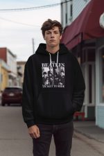 Sweat-shirt à capuche Homme The Beatles avec un design de The Beatles Ticket To Ride blanc