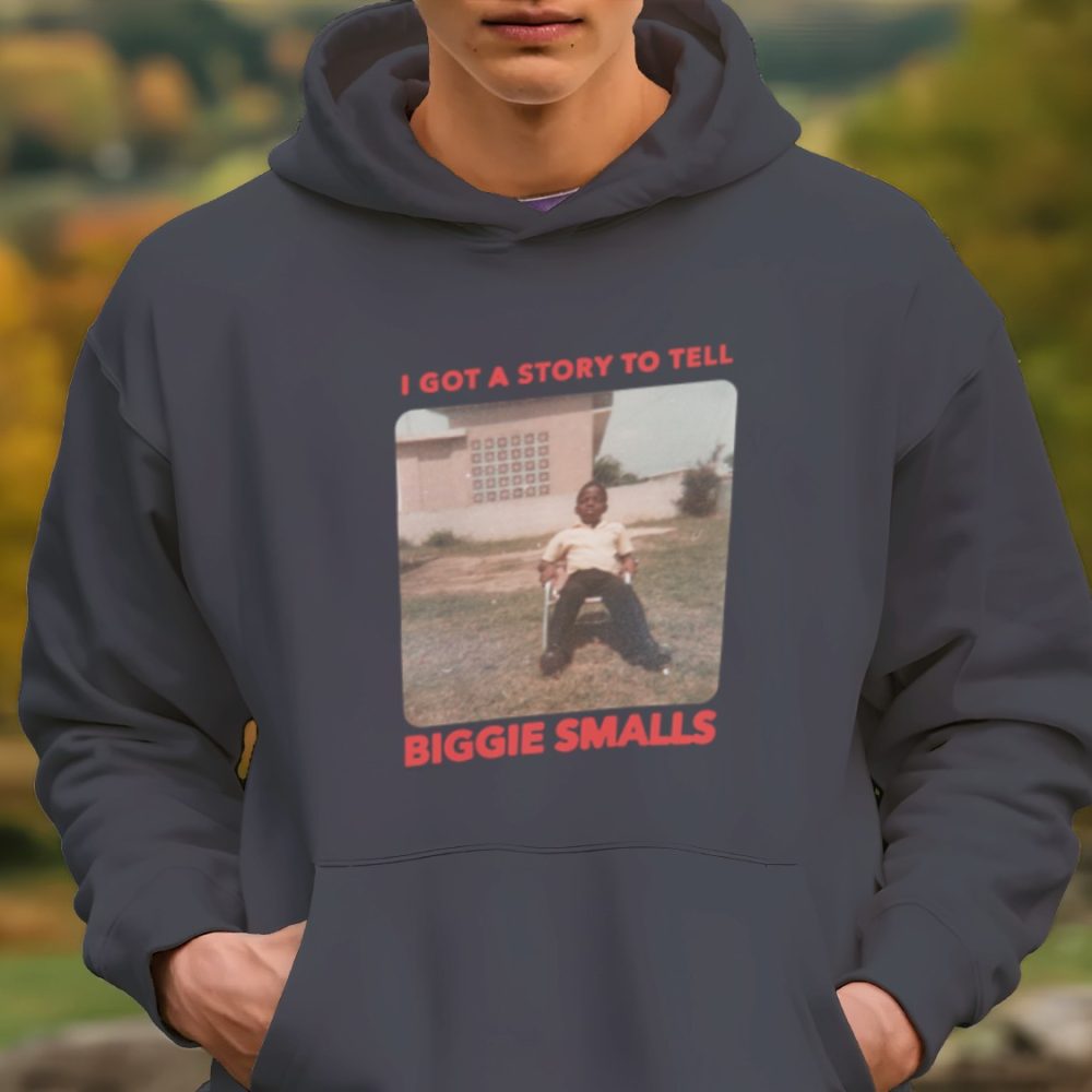 Sweat-shirt à capuche Homme The notorious B.I.G avec un design de The Notorious B.I.G. Story To Tell