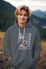 Sweat-shirt à capuche Homme Attack On Titan avec un design de Attack On Titan Assault blanc