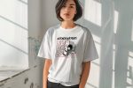 T-shirt oversize coton bio Femme Attack On Titan avec un design de Attack On Titan Survey Corps