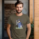 T-shirt Homme Bluelock avec un design de Bluelock Isagi Yoichi 11 vert