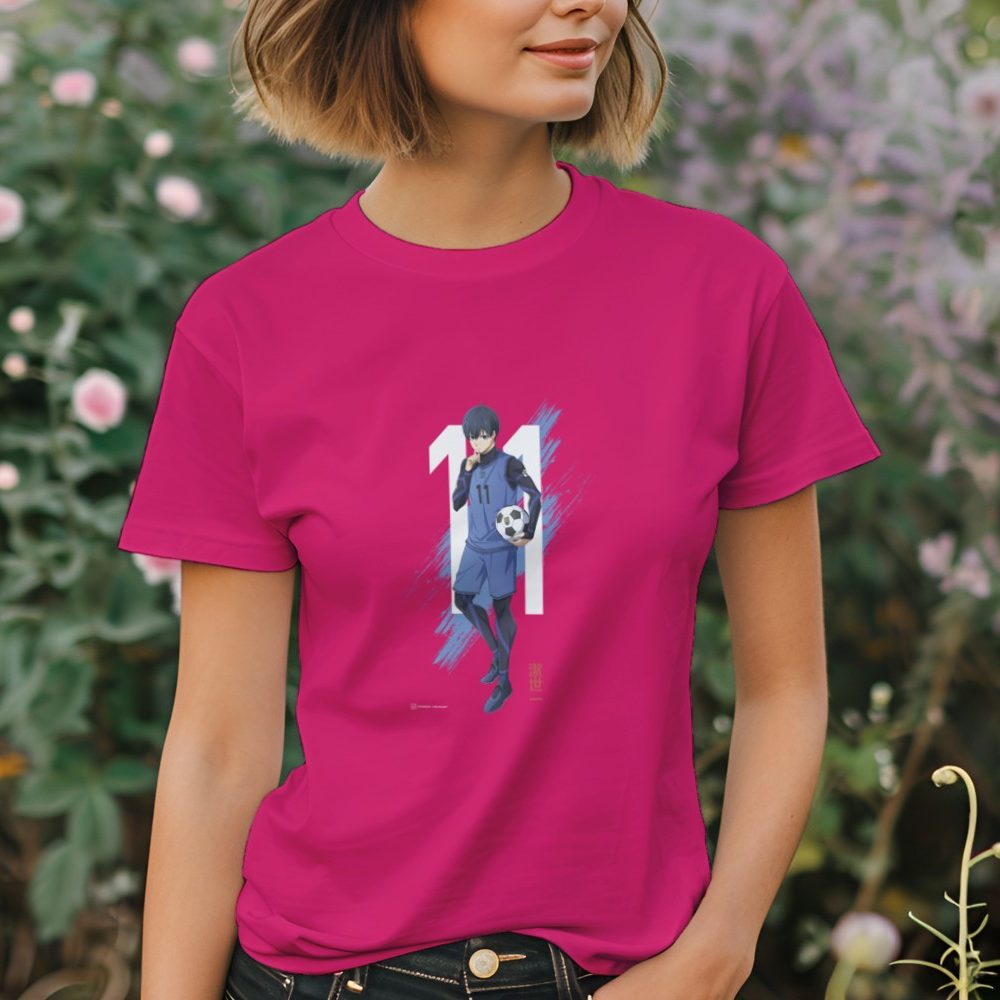 T-shirt Femme Bluelock avec un design de Bluelock 11 blanc
