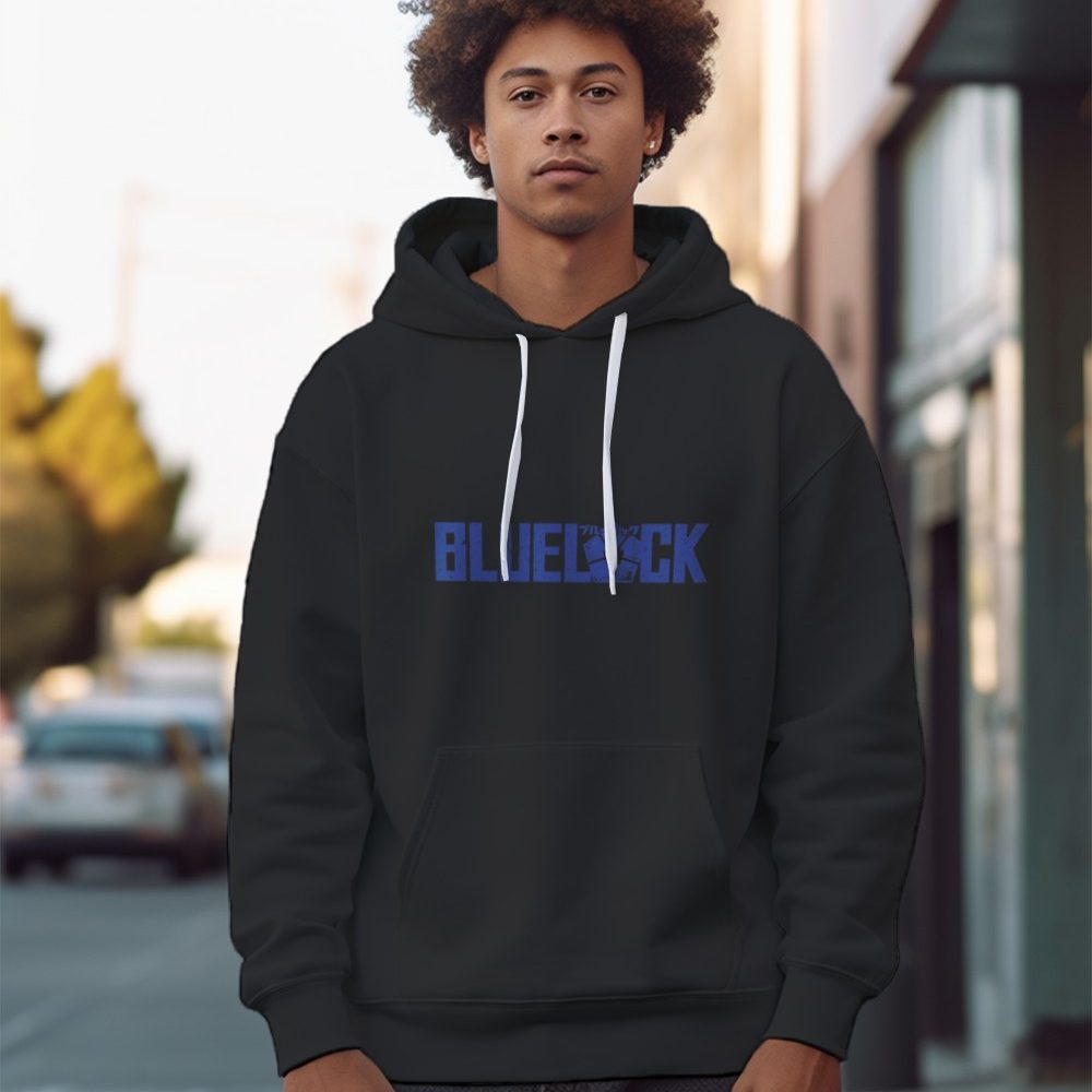 Sweat-shirt à capuche Homme Bluelock avec un design de Bluelock bleu
