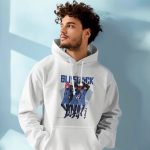 Sweat-shirt à capuche Homme Bluelock avec un design de Bluelock Team noir
