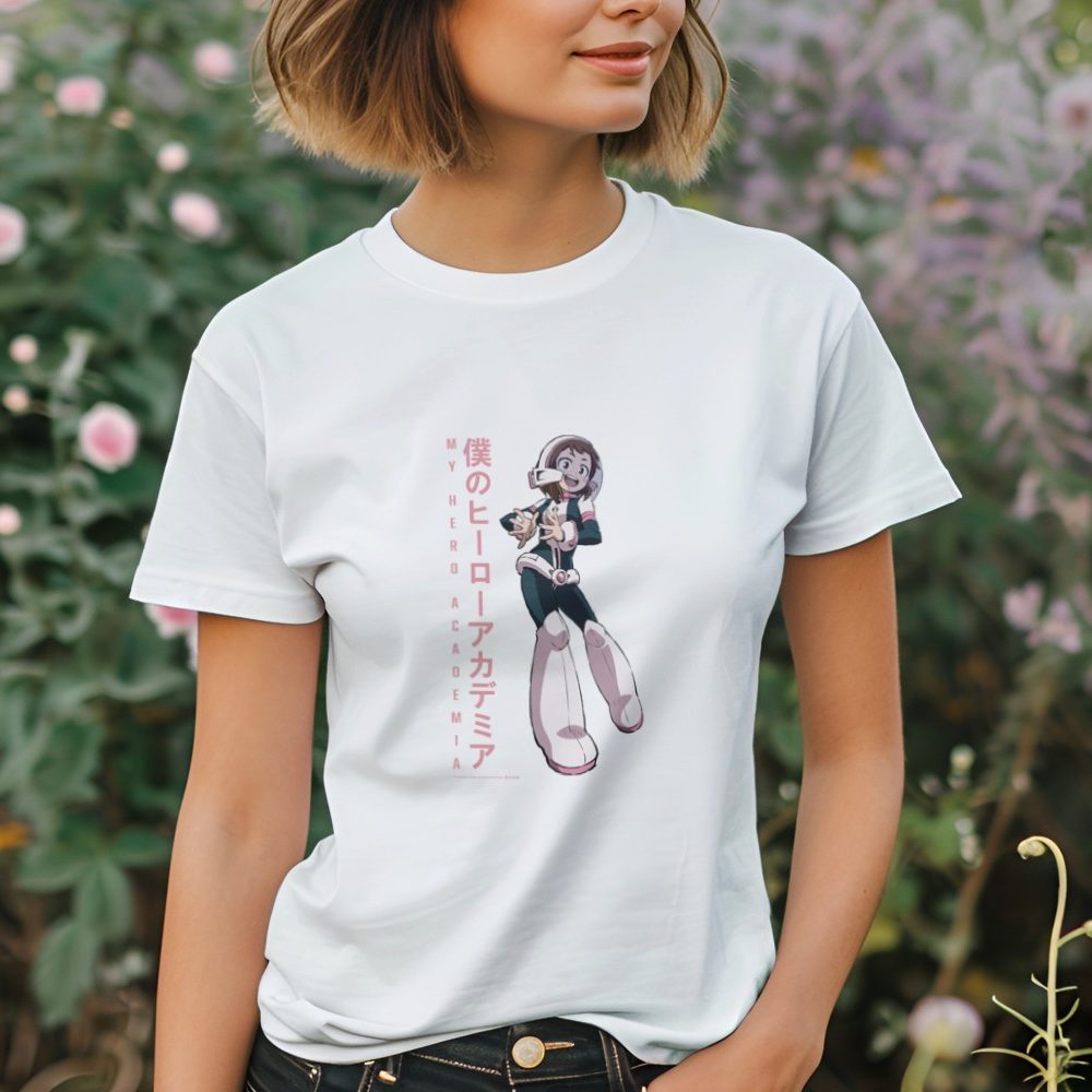 T-shirt Femme My Hero Academia avec un design de My Hero Academia Uraraka