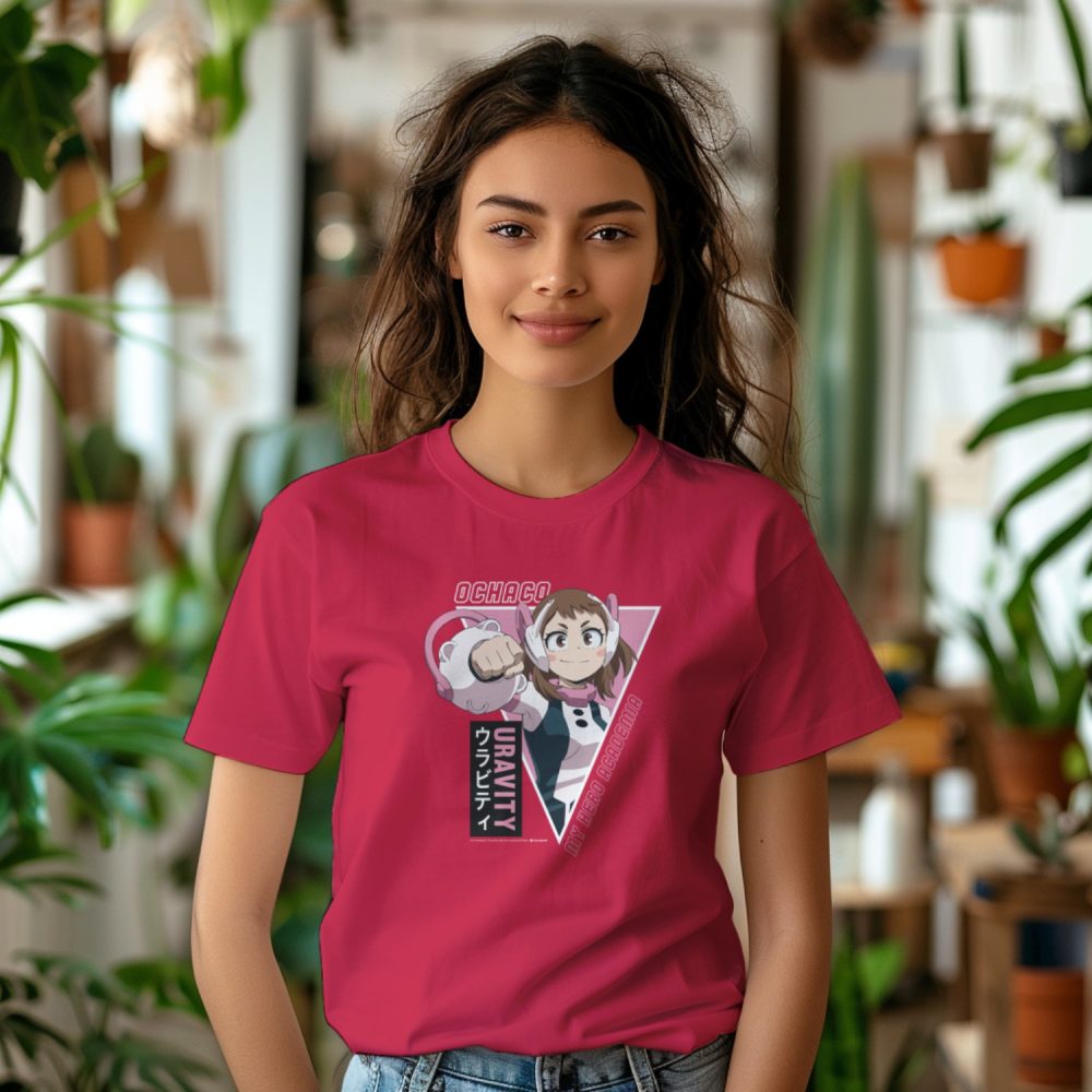 T-shirt Femme My Hero Academia avec un design de My Hero Academia Triangle Uravity