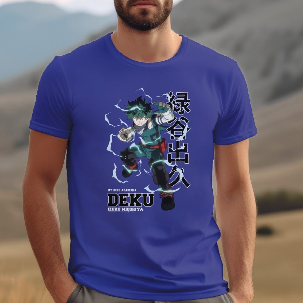 T-shirt Homme My Hero Academia avec un design de My Hero Academia Izuku Midoriya