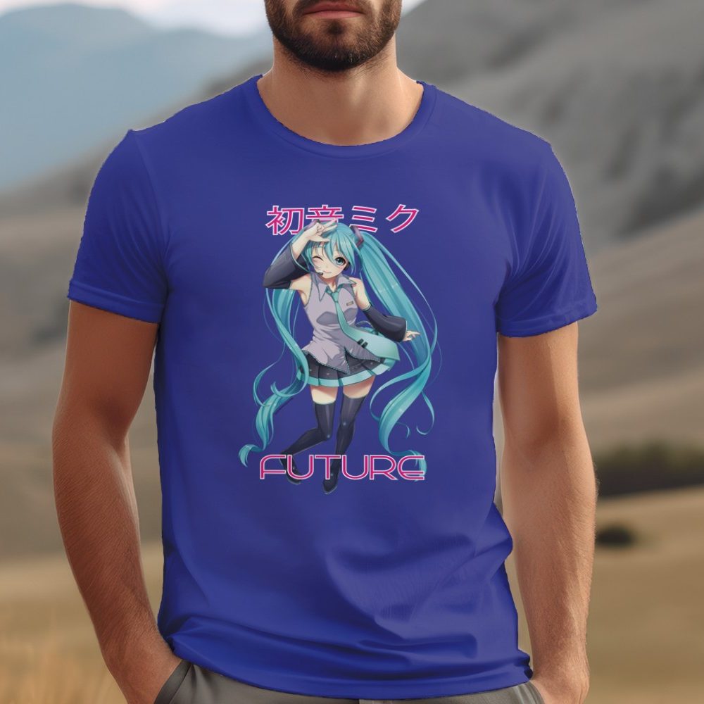 T-shirt Homme Hatsune Miku avec un design de Hatsune Miku Future